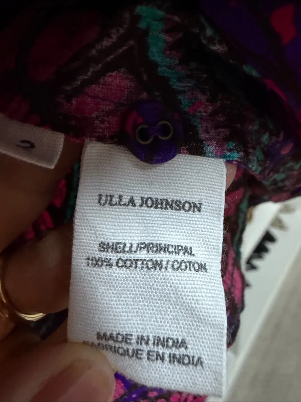 Ulla Johnson bold printed